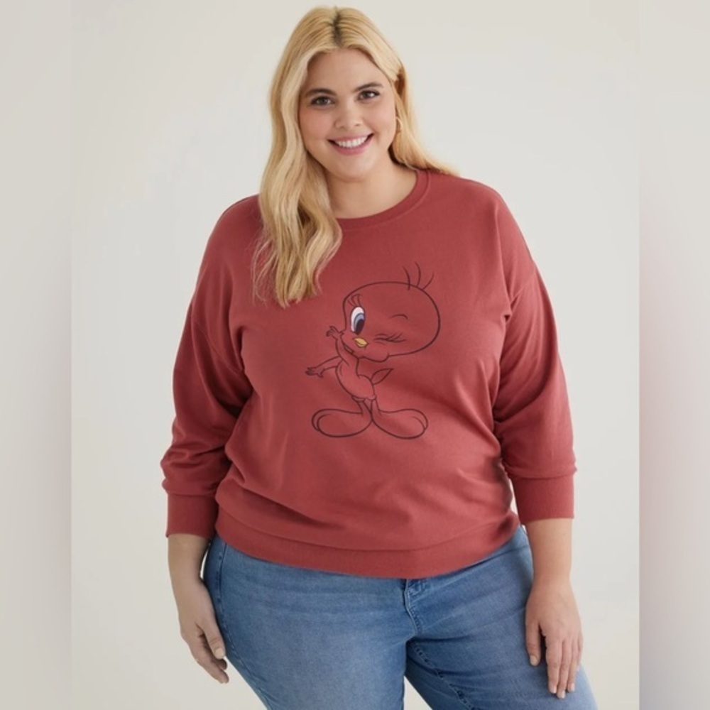 Penningtons Looney Tunes crew neck sweatshirt with Tweety Bird print - Picture 2 of 13